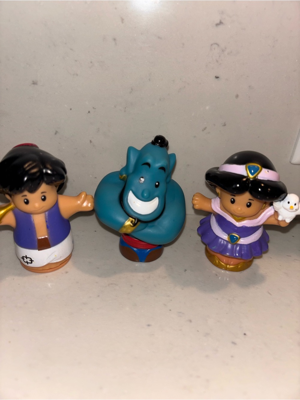 Fisher-Price Little People Disney Aladdin Lot Set Genie Jasmine Rare HTF